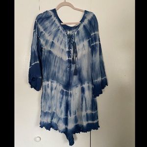 american eagle blue romper / xl / $8
